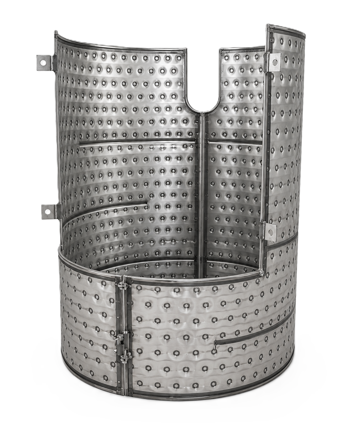 Inflated plate drum used as a flaking or chill roll